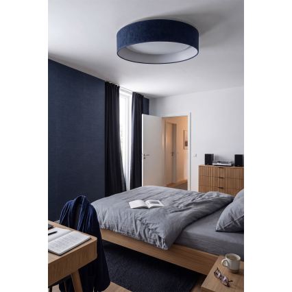BRILAGI - LED stmievateľné stropné svietidlo VELVET SMART VARI LED/36W/230V 3000-6500K priem. 55 cm modrá + diaľkové ovládanie