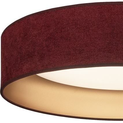BRILAGI - LED stmievateľné stropné svietidlo VELVET SMART VARI LED/36W/230V 3000-6500K priemer 55 cm vínová/zlatá + diaľkové ovládanie