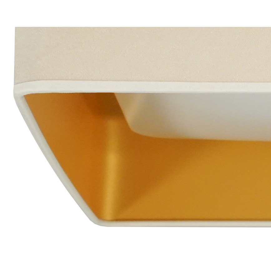 Brilagi - LED Stmievateľné stropné svietidlo VELVET SQUARE LED/24W/230V 3000/4000/6500K + diaľkové ovládanie krémová