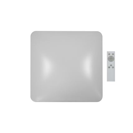 Brilagi - LED Stmievateľné stropné svietidlo VELVET SQUARE SMART LED/36W/230V 2700-6500K Wi-Fi Tuya + diaľkové ovládanie hnedá