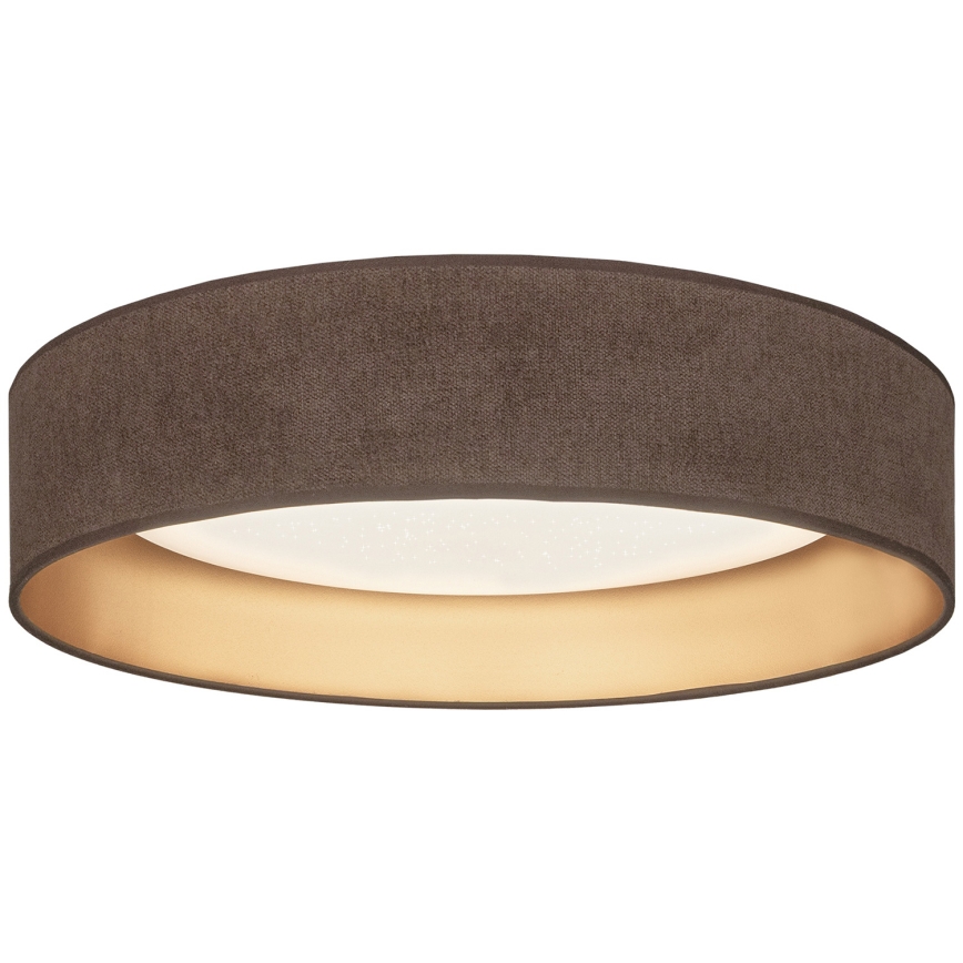 Brilagi - LED stmievateľné stropné svietidlo VELVET SMARTIX STARS LED/36W/230V 3000-6000K priemer 55 cm hnedá/zlatá Wi-Fi Tuya Beacon + diaľkové ovládanie