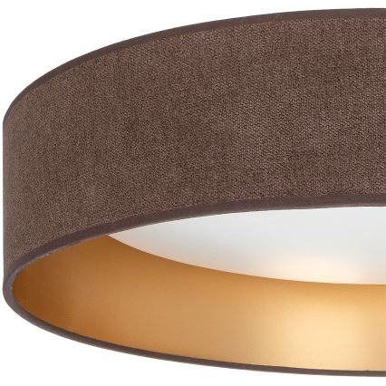 Brilagi - LED stmievateľné stropné svietidlo VELVET SMARTIX STARS LED/36W/230V 3000-6000K priemer 55 cm hnedá/zlatá Wi-Fi Tuya Beacon + diaľkové ovládanie