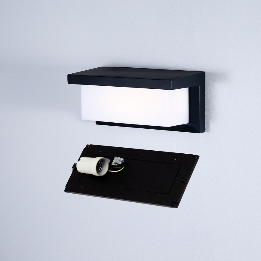 Brilagi - LED stmievateľné vonkajšie nástenné svietidlo BRICKY 1xE27/6W/230V 2700-6500K IP54 čierna