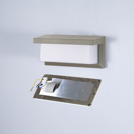 Brilagi - LED Stmievateľné vonkajšie nástenné svietidlo BRICKY 1xE27/6W/230V 2700-6500K IP54 sivá