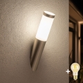 BRILAGI - LED stmievateľné vonkajšie nástenné svietidlo ELIA 1xE27/6W/230V 2700-6500K IP44 matný chróm