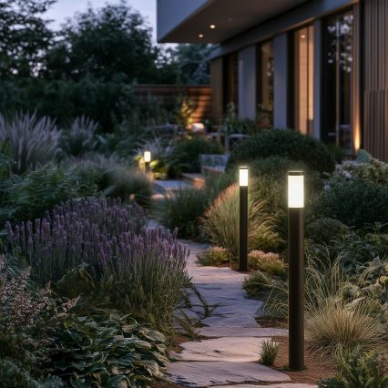 BRILAGI - LED stmievateľná vonkajšia lampa ELIA 1xE27/6W/230V 2700-6500K IP44 Wi-Fi 100 cm antracit