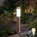 BRILAGI - LED stmievateľné vonkajšie svietidlo ELIA 1xE27/6W/230V 2700-6500K IP44 Wi-Fi 50 cm matný chróm