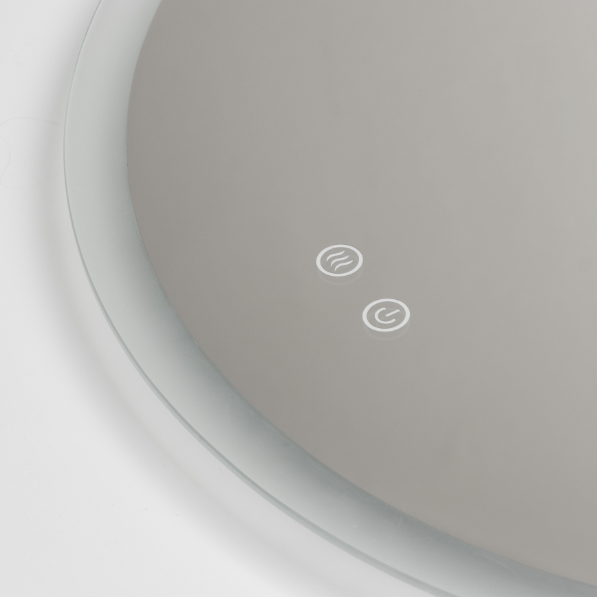 Brilagi - LED vyhrievané kúpeľňové zrkadlo CLARA PRO LED/19W/230V pr. 60 cm IP44 CRI 90 stmievateľné + CCT