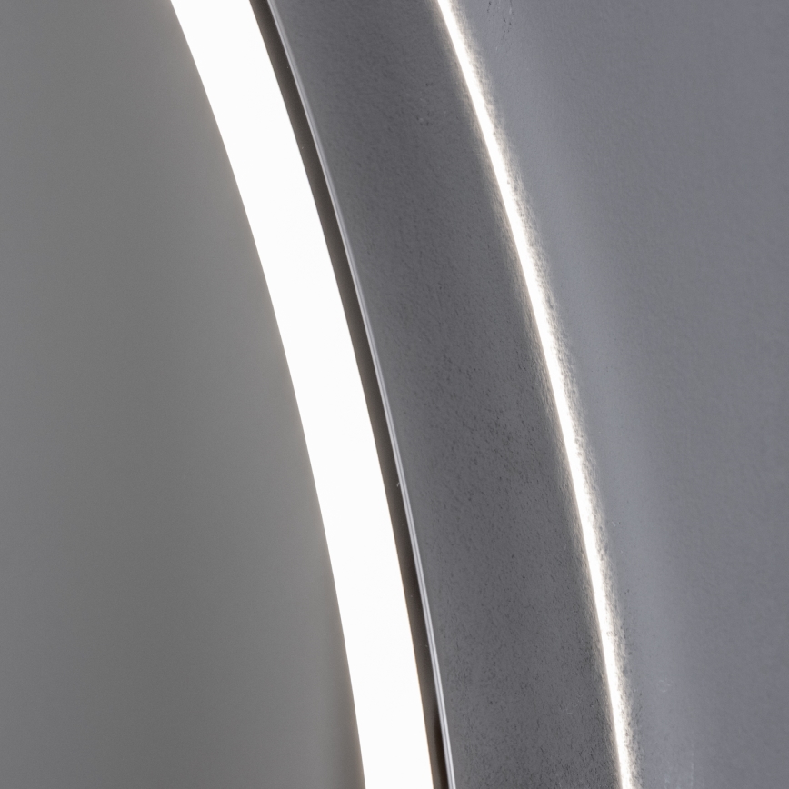 Brilagi - LED Stmievateľné kúpeľňové vyhrievané zrkadlo s podsvietením ALU PRO LED/18W/230V pr. 60 cm 3000/4000/6500K IP44 lesklý chróm CRI 90