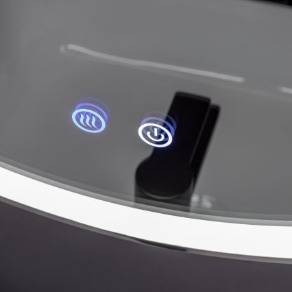 Brilagi - LED Stmievateľné kúpeľňové vyhrievané zrkadlo s podsvietením ALU PRO LED/18W/230V pr. 60 cm 3000/4000/6500K IP44 lesklý chróm CRI 90