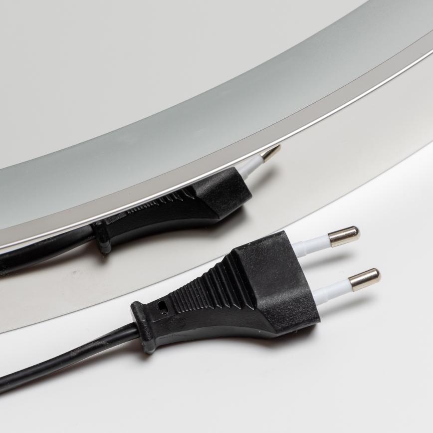 Brilagi - LED Stmievateľné kúpeľňové vyhrievané zrkadlo s podsvietením ALU PRO LED/18W/230V pr. 60 cm 3000/4000/6500K IP44 lesklý chróm CRI 90