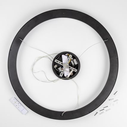 Brilagi - LED stmievateľný závesný luster na lanku FALCON II LED/108W/230V 3000-6500K pr. 80 cm čierna + diaľkové ovládanie