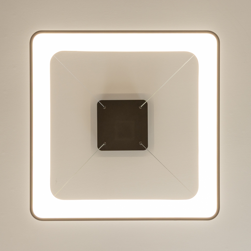 Brilagi - LED Stmievateľný luster na lanku FALCON II LED/125W/230V 3000-6500K 60x60 cm čierna + diaľkové ovládanie