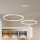 Brilagi - LED stmievateľný luster na lane PORTOFINO LED/98W/230V 3000-6000K biela + diaľkové ovládanie