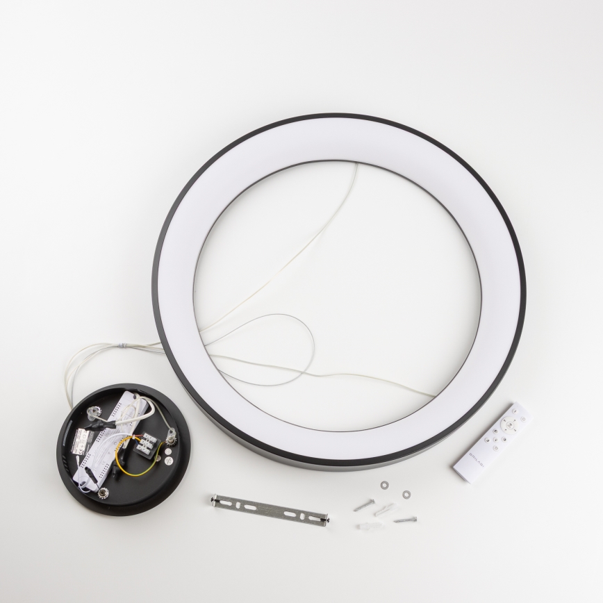 Brilagi - LED stmievateľný luster na lankách FALCON II LED/99W/230V 3000-6500K pr. 60 cm čierna + diaľkové ovládanie