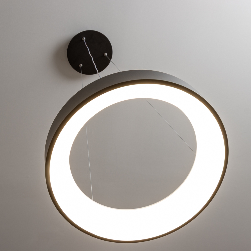 Brilagi - LED stmievateľný luster na lanku FALCON LED/80W/230V 3000-6500K pr. 60 cm čierna + diaľkové ovládanie