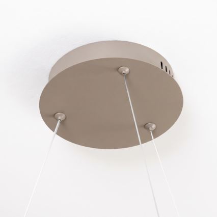 BRILAGI - LED Stmievateľný luster na lanku FALCON SLIM LED/42W/230V 3000-6500K pr. 50 cm béžová + diaľkové ovládanie
