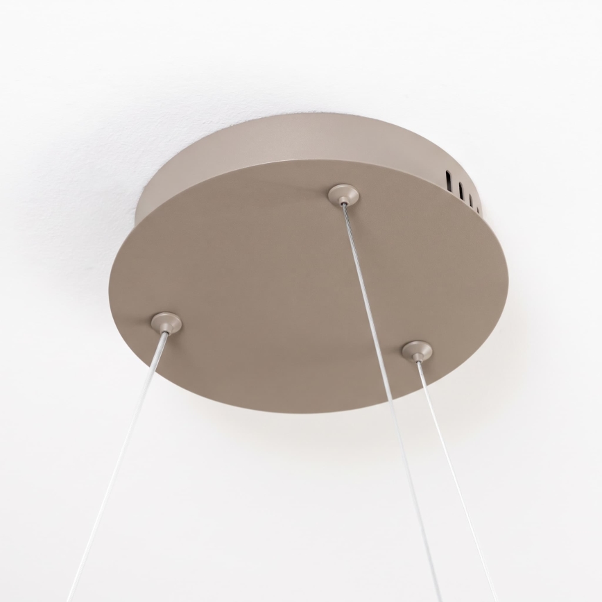 BRILAGI - LED Stmievateľný luster na lanku FALCON SLIM LED/42W/230V 3000-6500K pr. 50 cm béžová + diaľkové ovládanie
