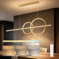 BRILAGI - LED stmievateľný luster na lankách SIGNATURE LED/53W/230V 3000-6000K 120 cm zlatá + diaľkové ovládanie