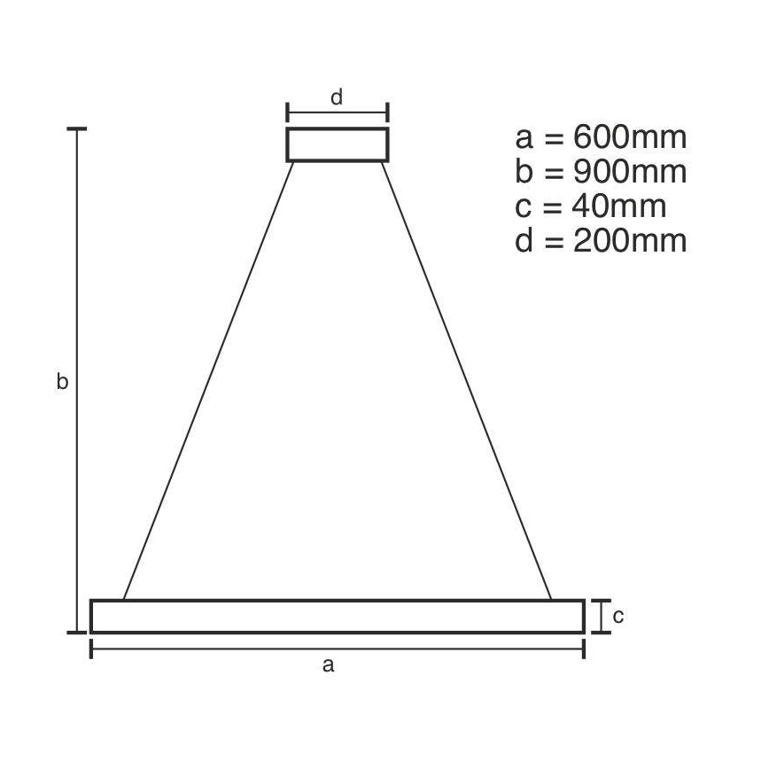 Brilagi - LED Stmievateľný luster na lanku CIRCLE LED/42W/230V 3000-6500K hnedá + diaľkové ovládanie