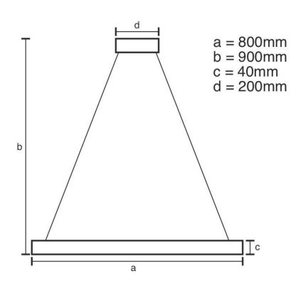 Brilagi - LED Stmievateľný luster na lanku CIRCLE LED/55W/230V 3000-6500K čierna + diaľkové ovládanie