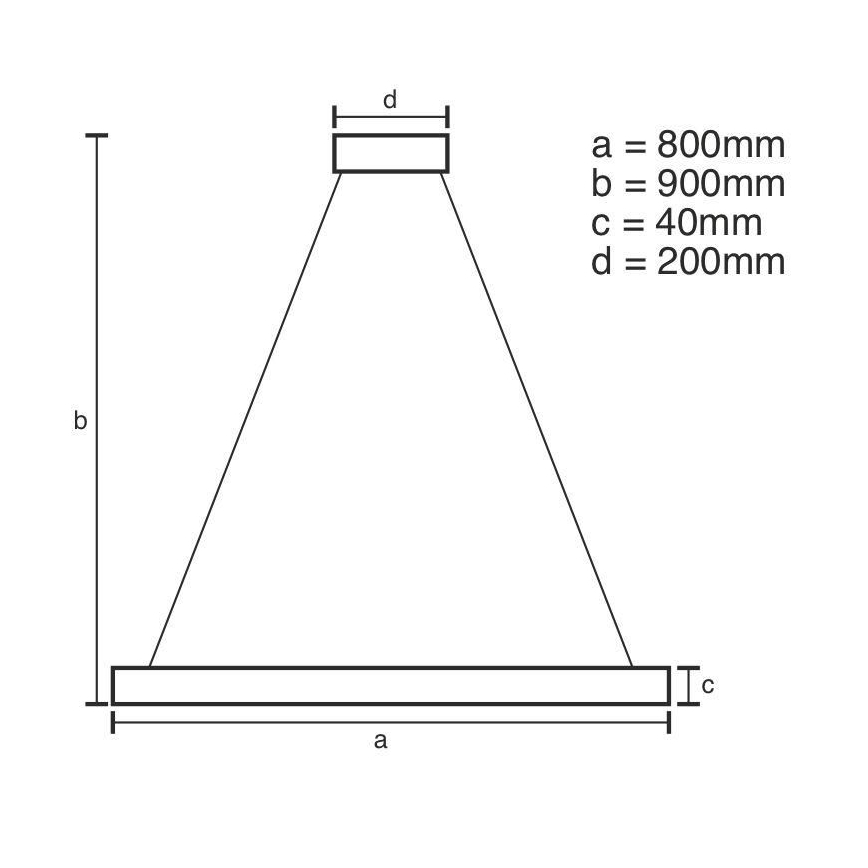 Brilagi - LED stmievateľný závesný luster na lanku CIRCLE LED/55W/230V 3000-6500K + diaľkové ovládanie