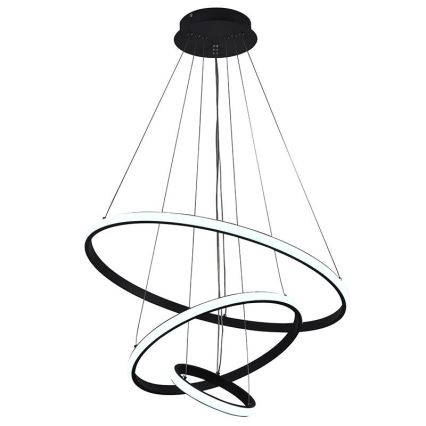 Brilagi - LED stmievateľný luster na lane CIRCLE LED/90W/230V 3000-6500K pr. 60 cm + diaľkové ovládanie