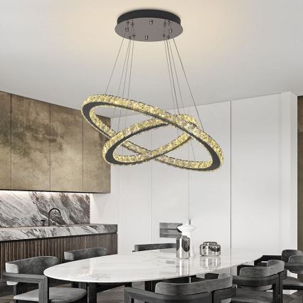 Brilagi - LED Stmievaný luster na lane COSMOWAVE LED/115W/230V 3000-6500K + diaľkové ovládanie