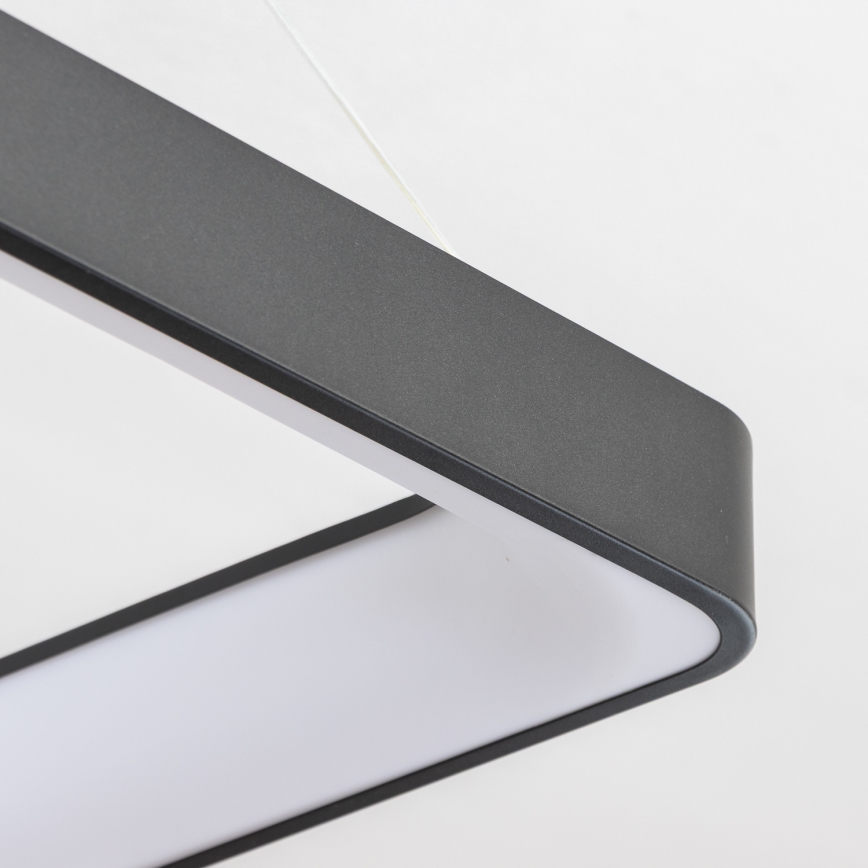 Brilagi - LED stmievateľný závesný luster na lankách FALCON II LED/125W/230V 3000-6500K 60x60 cm čierna + diaľkové ovládanie