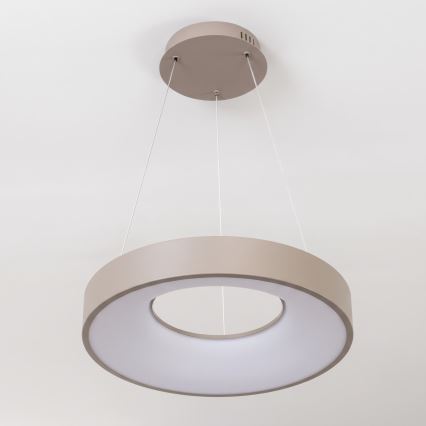 BRILAGI - LED stmievateľný luster na lanku FALCON II LED/67W/230V 3000-6500K pr. 40 cm béžová + diaľkové ovládanie