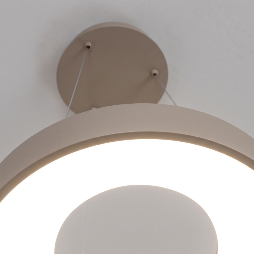 BRILAGI - LED stmievateľný luster na lanku FALCON II LED/67W/230V 3000-6500K pr. 40 cm béžová + diaľkové ovládanie
