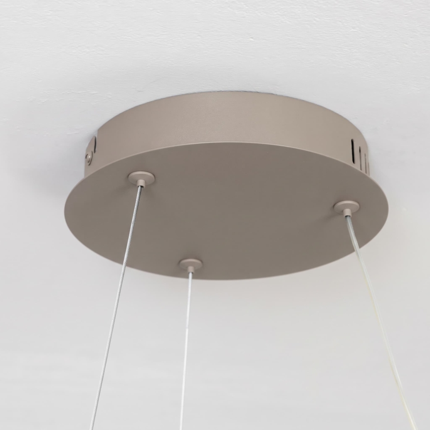 BRILAGI - LED stmievateľný luster na lanku FALCON II LED/67W/230V 3000-6500K pr. 40 cm béžová + diaľkové ovládanie