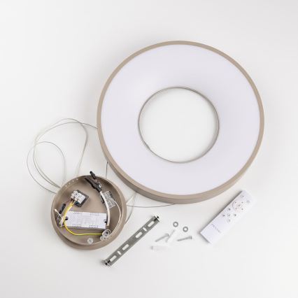 BRILAGI - LED stmievateľný luster na lanku FALCON II LED/67W/230V 3000-6500K pr. 40 cm béžová + diaľkové ovládanie