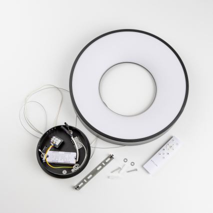 Brilagi - LED stmievateľný luster na lankách FALCON II LED/67W/230V 3000-6500K pr. 40 cm čierna + diaľkové ovládanie