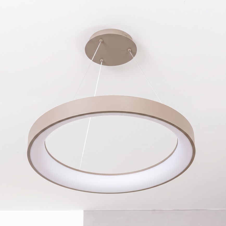 BRILAGI - LED Stmievateľný luster na lane FALCON II LED/99W/230V 3000-6500K priemer 60 cm béžová + diaľkové ovládanie