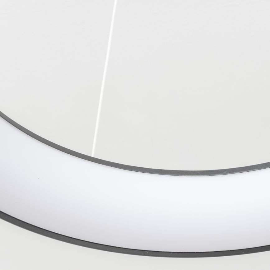 Brilagi - LED stmievateľný luster na lanku FALCON II LED/99W/230V 3000-6500K pr. 60 cm čierny + diaľkové ovládanie