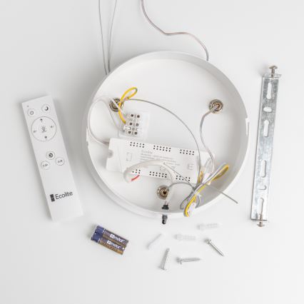 Brilagi - LED Stmievateľný luster na lanku FALCON LED/80W/230V 3000-6500K pr. 60 cm biela + diaľkové ovládanie