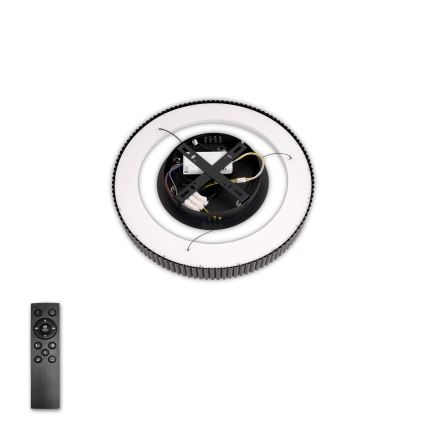 Brilagi - LED stmievateľný luster na lane FALCON MODERN LED/30W/230V 3000-6500K pr. 40 cm čierna + diaľkové ovládanie