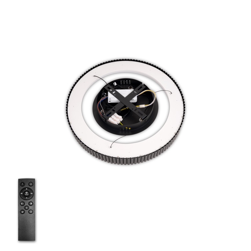 Brilagi - LED stmievateľný luster na lane FALCON MODERN LED/30W/230V 3000-6500K pr. 40 cm čierna + diaľkové ovládanie