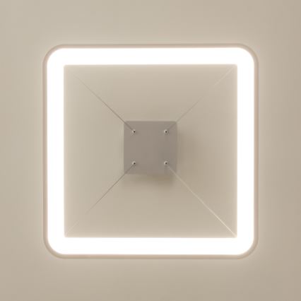 Brilagi - LED stmievateľný závesný luster na lankách FALCON SLIM LED/50W/230V 3000-6500K 50x50 cm biela + diaľkové ovládanie