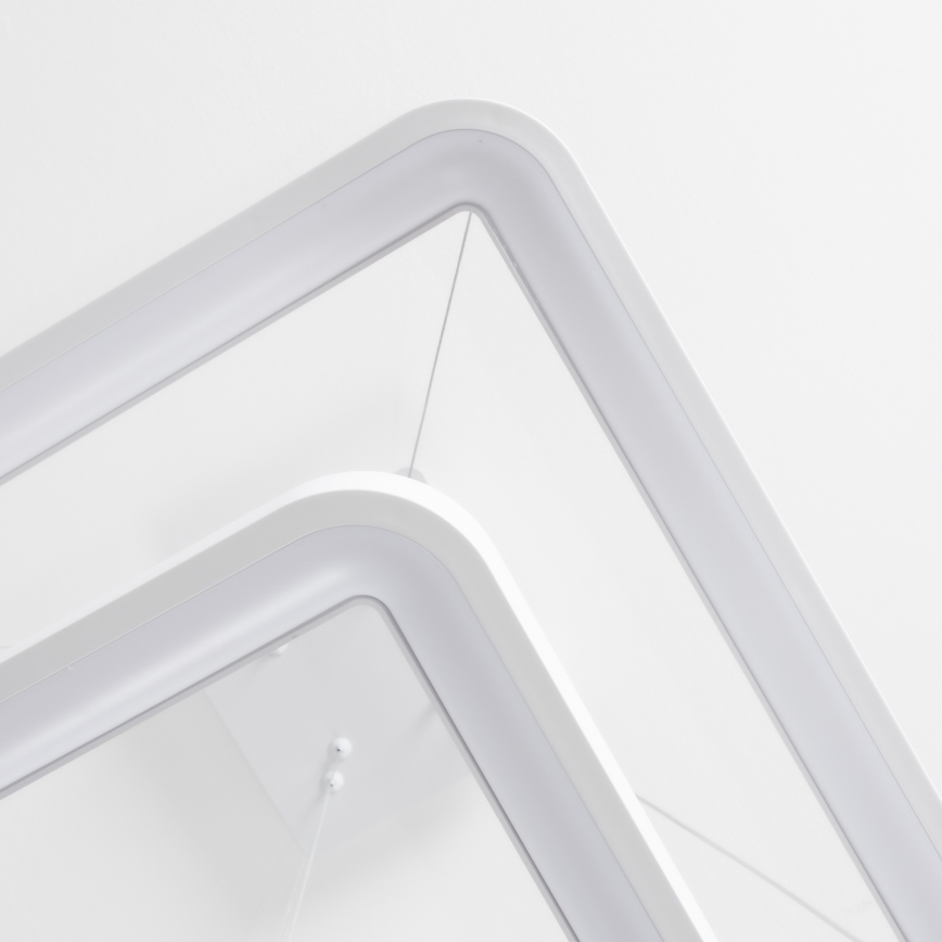 Brilagi - LED stmievateľný luster na lane FALCON SLIM LED/78W/230V 3000-6500K 50x50 cm biely + diaľkové ovládanie