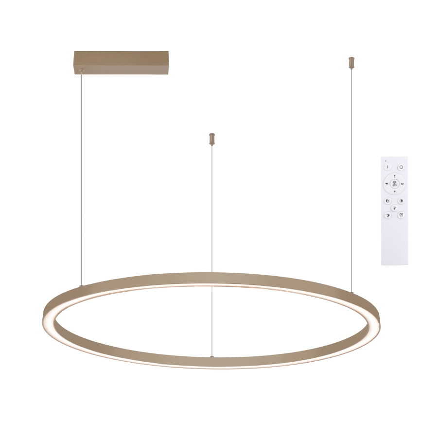 BRILAGI - LED stmievateľný luster na lanku PORTOFINO LED/60W/230V 3000-6000K pr. 80 cm béžový + diaľkové ovládanie
