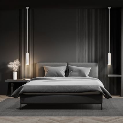 Brilagi - LED RGBW stmievateľný luster na lanku SELE 1xGU10/6,5W/230V 2700-6500K biela
