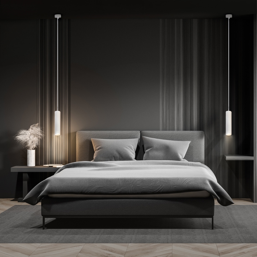 Brilagi - LED RGBW stmievateľný luster na lanku SELE 1xGU10/6,5W/230V 2700-6500K biela