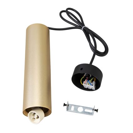 Brilagi - LED RGBW Stmievateľný luster na lanku SELE 1xGU10/6,5W/230V 2700-6500K čierna/zlatá