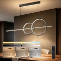 BRILAGI - LED Stmievateľný luster na lanku SIGNATURE LED/53W/230V 3000-6000K 120 cm čierna + diaľkové ovládanie