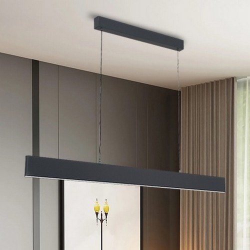Brilagi - LED Stmievateľný luster na lanku SLIMLINE LED/40W/230V 3000-6000K antracit + diaľkové ovládanie