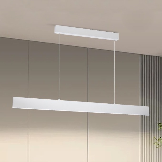 Brilagi - LED Stmievateľný luster na lanku SLIMLINE LED/40W/230V 3000-6000K biela + diaľkové ovládanie
