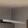 Brilagi - LED Stmievateľný luster na lanku SLIMLINE LED/40W/230V 3000-6000K strieborná + diaľkové ovládanie