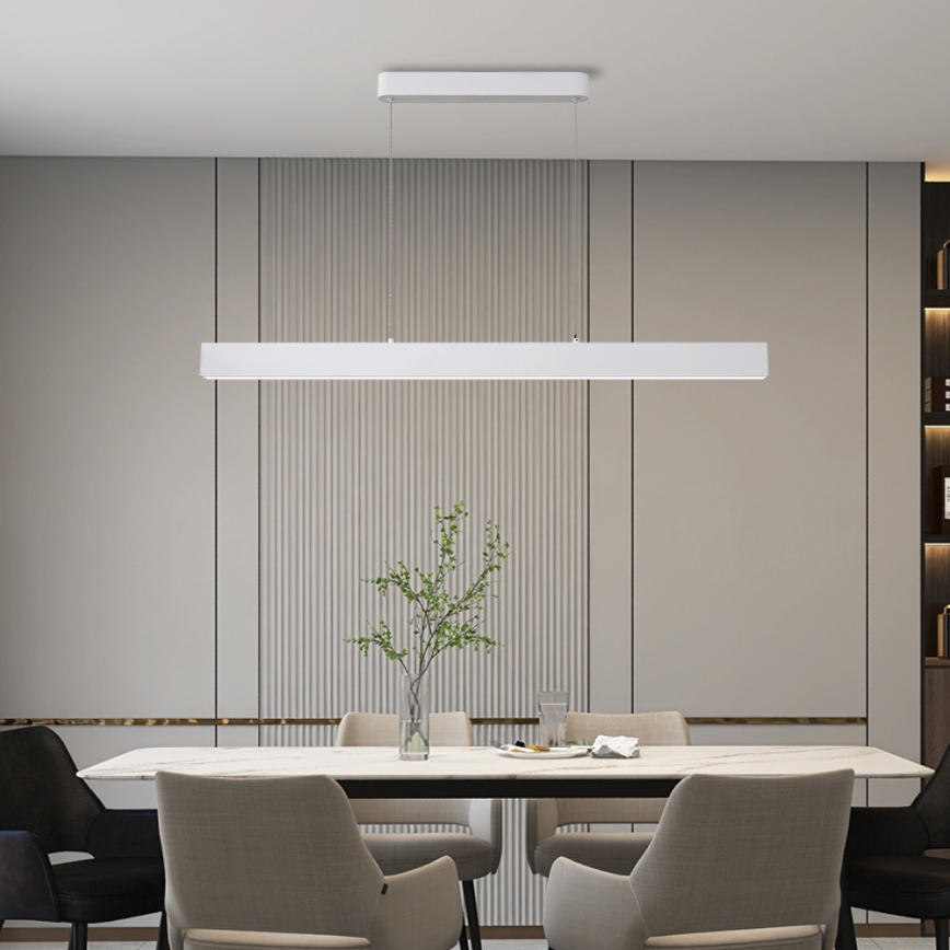 Brilagi - LED Stmievateľný luster na lanku SLEEKLINE SMART LED/40W/230V 3000-6000K Wi-Fi Tuya biela + diaľkové ovládanie